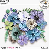 Time Off - Flowers - by Neia Scraps