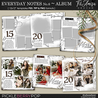 Everyday Notes No.6 ~Templates by TirAmisu design 