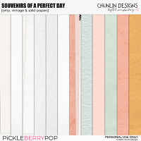 Souvenirs Of A Perfect Day - artsy, vintage & solid papers