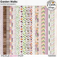 Garden Walks - Patterned Papers - by Neia Scraps