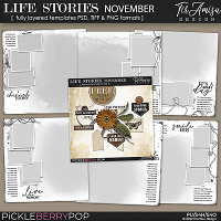 Life Stories Templates November 2022 Bundle  