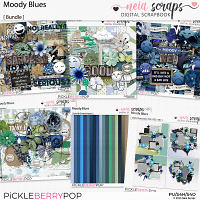 Moody Blues - Bundle - by Neia Scraps