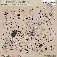 CU Brushes - Splatters