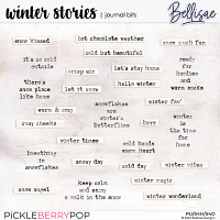 WINTER STORIES | journal bits by Bellisae