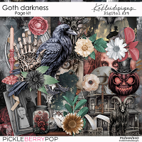 Goth Darkness Page kit