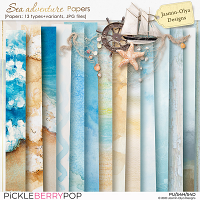 Sea Adventure - Papers (Jasmin-Olya Designs)