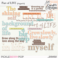 Part of LIVE-Word art