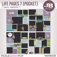 {CU} Life Pages Pocket 7 Templates by JB Studio