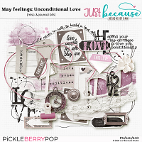 May Feelings: Unconditional Love Misc & Journal Bits by JB Studio