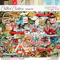 Childhood Christmas Page Kit