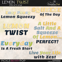 Lemon Twist: Title Art