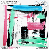 Aquabrush (CU elements + brushes) vol5