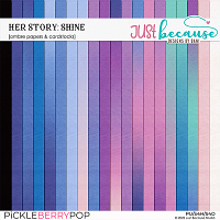 Her Story: Shine Ombre Papers & Cardstocks by JB Studio