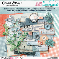 Ocean Escape Misc & Journal Bits by JB Studio