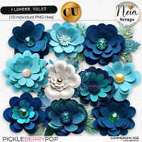 Flowers VOL20 - CU - by Neia Scraps