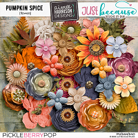 Pumpkin Spice Flowers by JB Studio and Aimee Harrison Designs