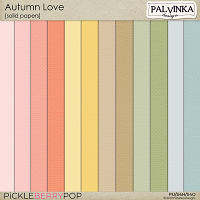 Autumn Love Solid papers