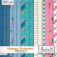 Happy Summer Paper Pack #1