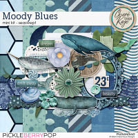 Moody Blues Seaswept Mini Kit by Chere Kaye Designs