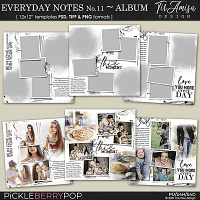 Everyday Notes March No.11 ~ Templates 