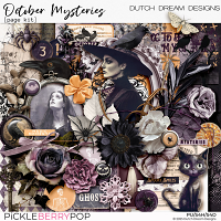 October Mysteries - Page Kit