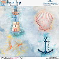 Beach Days Accent Overlays by Indigo Designs