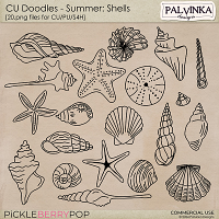 CU Doodles - Summer Shells