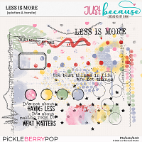 Less Is More Splatters & Transfers by JB Studio