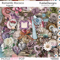 Romantic Rococo Page Kit