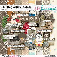 Fur Fins & Feathers {Dog Lady} Mini Kit by JB Studio