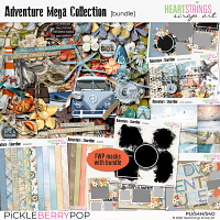 Adventure Mega Collection {Heartstrings Scrap Art}