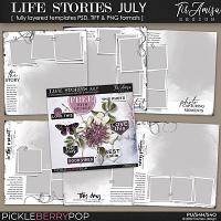 Life Stories Templates July 2022 Bundle