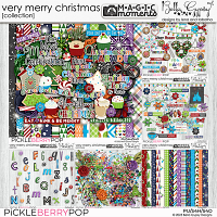 Magic Moments: Very Merry Christmas Digital Scrapbook Collection