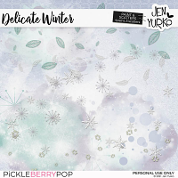 Delicate Winter: Paint & Scatters