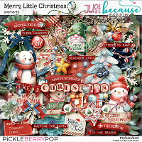 Merry Little Christmas Elements by JB Studio