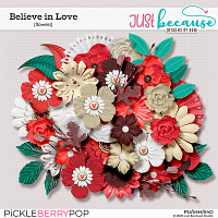 Believe In Love Flowers by JB Studio