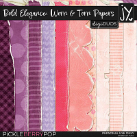 Bold Elegance Worn Papers