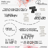 Hello you - word art