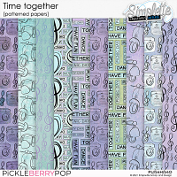 Time Together (patterned papers) by Simplette