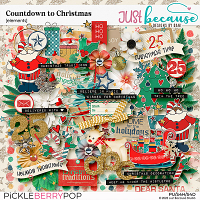 Countdown To Christmas Elements by JB Studio