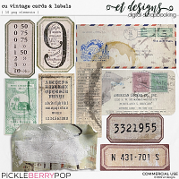 CU Vintage Cards & Labels by et designs