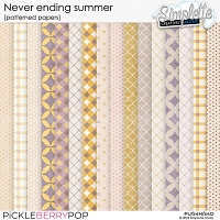 Never ending summer (patterned papers) by Simplette