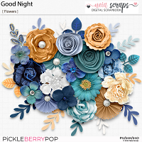 Good Night - Flowers - by Neia Scraps