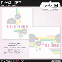 Choose Happy Sketch Templates