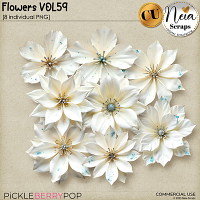 Flowers VOL59 - CU - by Neia Scraps