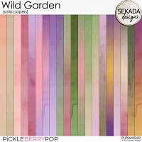 Wild Garden [solid papers] by Sekada Designs