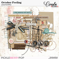 October Feeling -Journal Bits