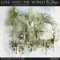 Love Saves The World ~ art transfers 