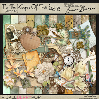 I'm The Keeper of Their Legacy Scrap Kit - Designs by Laura Burger