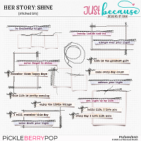 Her Story: Shine Stitched Bits by JB Studio